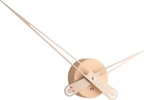 Designové nástěnné hodiny Future Time FT9650CM Hands champagne 60cm