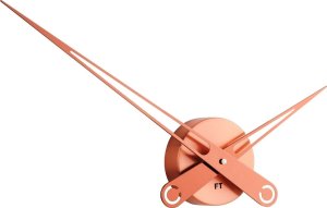 Designové nástěnné hodiny Future Time FT9650CO Hands copper 60cm