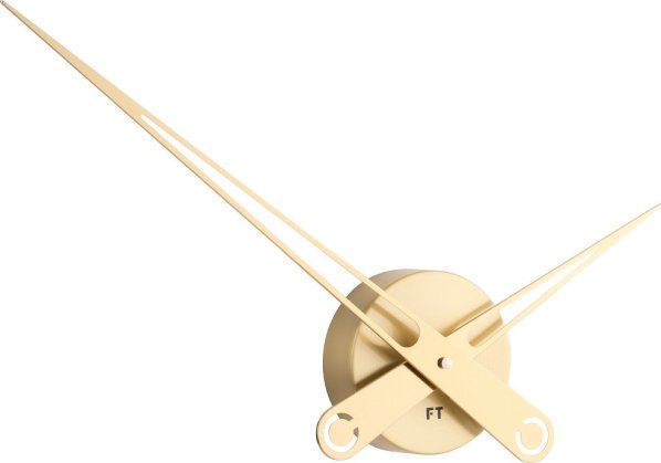 Designové nástěnné hodiny Future Time FT9650GD Hands gold 60cm