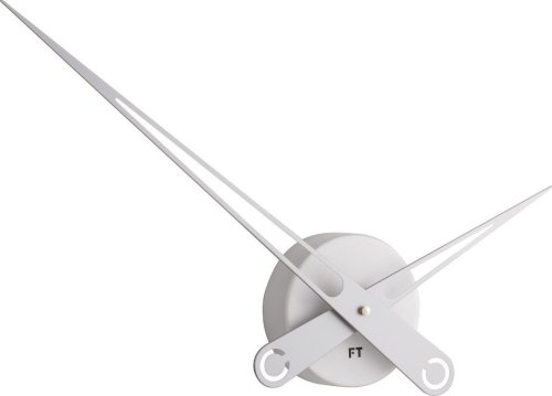 Designové nástěnné hodiny Future Time FT9650SI Hands silver 60cm