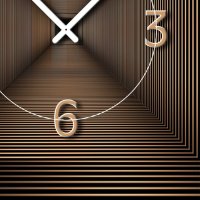 Designové nástěnné hodiny GL-007H DX-time 90cm