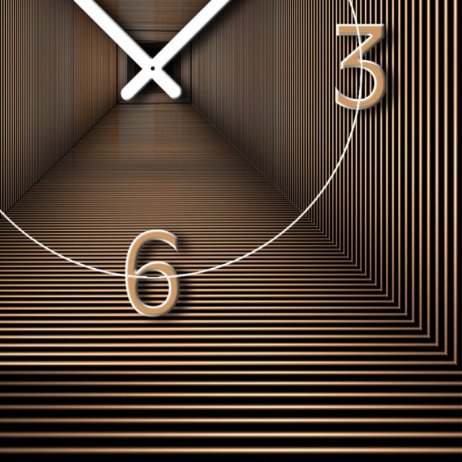 Designové nástěnné hodiny GL-007H DX-time 90cm