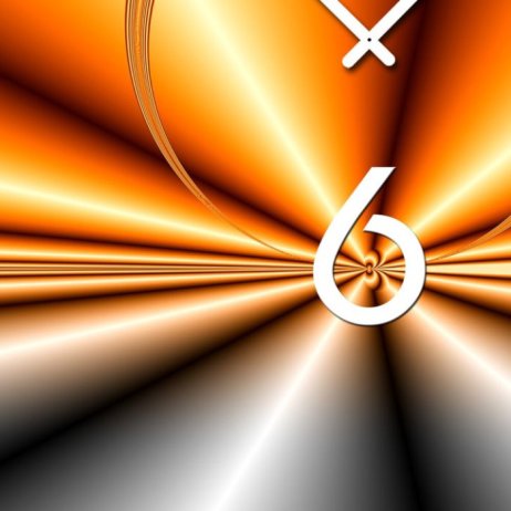 Designové nástěnné hodiny GR-012 DX-time 70cm