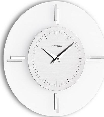 Designové nástěnné hodiny I060M chrome IncantesimoDesign 35cm