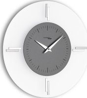 Designové nástěnné hodiny I060MAT smoke grey IncantesimoDesign 35cm