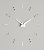 Designové nástěnné hodiny I200M IncantesimoDesign chrome 90-100cm