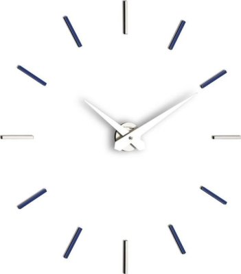 Designové nástěnné hodiny I200MBL blue IncantesimoDesign 90-100cm