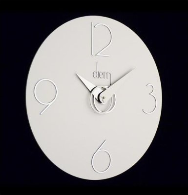 Designové nástěnné hodiny I501BN white IncantesimoDesign 40cm