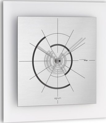 Designové nástěnné hodiny I558M chrome IncantesimoDesign 40cm
