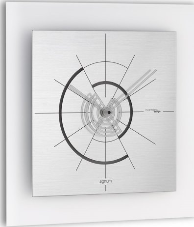 Designové nástěnné hodiny I558M chrome IncantesimoDesign 40cm