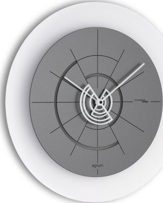 Designové nástěnné hodiny I559AN smoke grey IncantesimoDesign 40cm