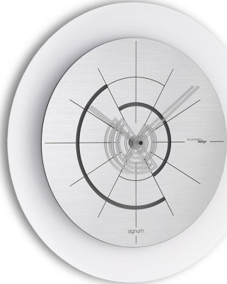 Designové nástěnné hodiny I559M chrome IncantesimoDesign 40cm