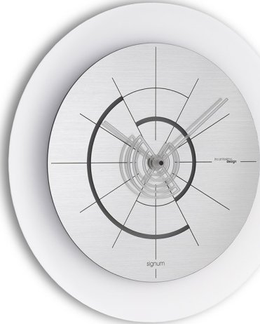 Designové nástěnné hodiny I559M chrome IncantesimoDesign 40cm