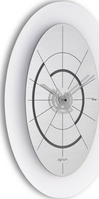 Designové nástěnné hodiny I560M chrome IncantesimoDesign 45cm