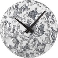 Designové nástěnné hodiny Lowell 11808 Luna di vetro Design 38cm