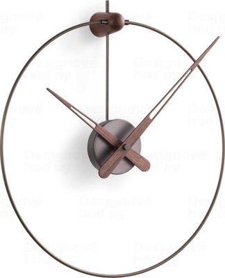 Designové nástěnné hodiny Nomon Anda small graphite 50cm