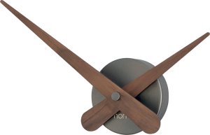 Designové nástěnné hodiny Nomon Axioma Graphite Walnut small 37cm