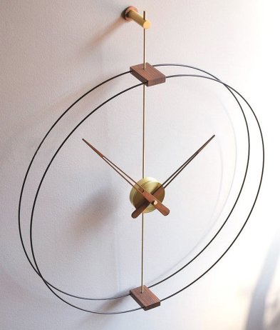 Designové nástěnné hodiny Nomon Barcelona Gold Small 76cm