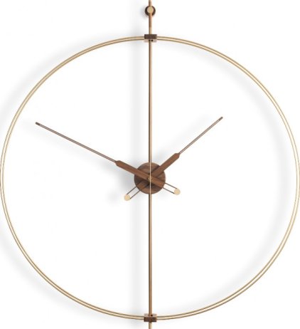 Designové nástěnné hodiny Nomon Barcelona Premium Gold 103cm