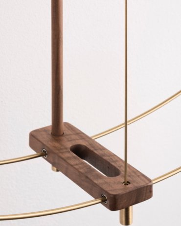 Designové nástěnné hodiny Nomon Barcelona Premium Gold 103cm