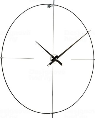 Designové nástěnné hodiny Nomon Bilbao L black 110cm