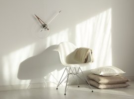 Designové nástěnné hodiny Nomon Cris white 70cm