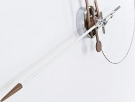 Designové nástěnné hodiny Nomon Cris white 70cm