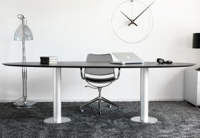 Designové nástěnné hodiny Nomon New Anda L black 100cm