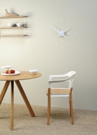 Designové nástěnné hodiny NOMON OJ bílé 80cm
