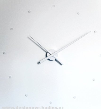 Designové nástěnné hodiny NOMON OJ bílé 80cm