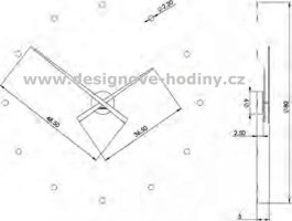 Designové nástěnné hodiny NOMON OJ bílé 80cm