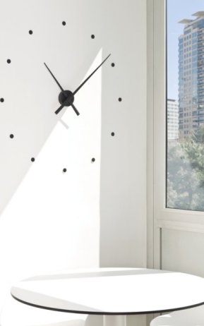 Designové nástěnné hodiny NOMON OJ bílé 80cm