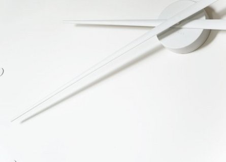 Designové nástěnné hodiny NOMON OJ bílé 80cm