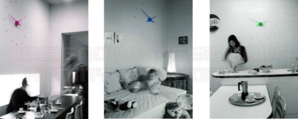 Designové nástěnné hodiny NOMON OJ černé 50cm