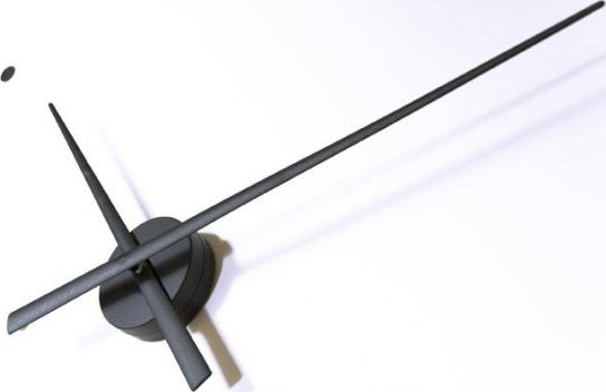 Designové nástěnné hodiny NOMON OJ černé 80cm