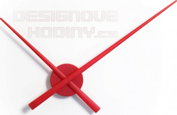 Designové nástěnné hodiny NOMON OJ červené 50cm