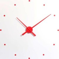 Designové nástěnné hodiny NOMON OJ červené 80cm