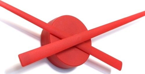 Designové nástěnné hodiny NOMON OJ červené 80cm