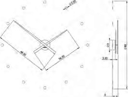 Designové nástěnné hodiny NOMON OJ červené 80cm