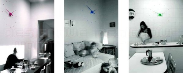 Designové nástěnné hodiny NOMON OJ grafitové 80cm