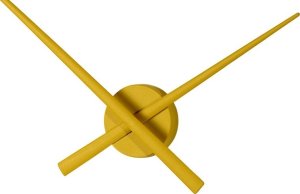 Designové nástěnné hodiny NOMON OJ hořčicové 80cm