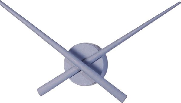 Designové nástěnné hodiny NOMON OJ ocelově modré 80cm