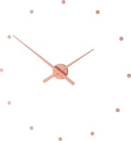Designové nástěnné hodiny NOMON OJ růžové 80cm