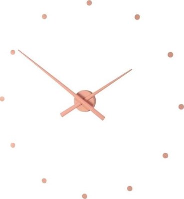 Designové nástěnné hodiny NOMON OJ růžové 80cm