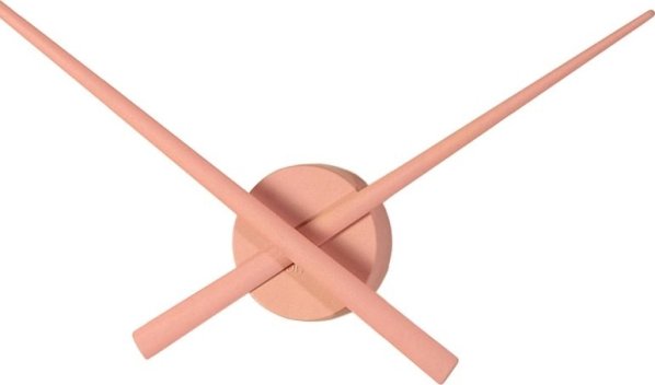 Designové nástěnné hodiny NOMON OJ růžové 80cm