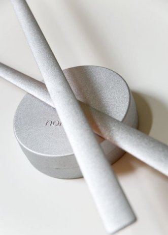 Designové nástěnné hodiny NOMON OJ stříbrné 50cm