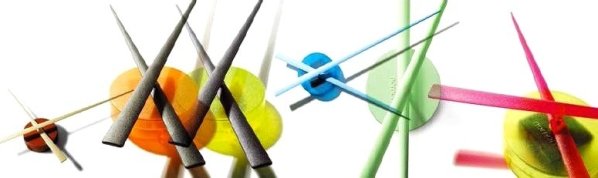 Designové nástěnné hodiny NOMON OJ stříbrné 50cm