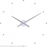 Designové nástěnné hodiny NOMON OJ stříbrné 80cm
