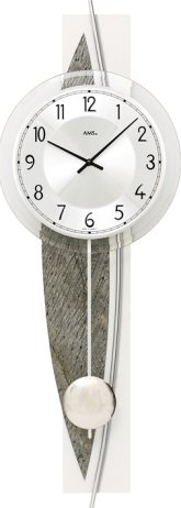 Designové nástěnné kyvadlové hodiny 7456 AMS 67cm