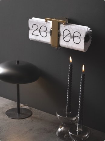 Designové překlápěcí hodiny KA5956WH Karlsson 36cm